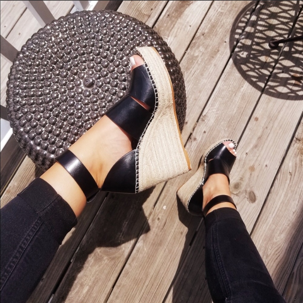 Zara wedge espadrilles